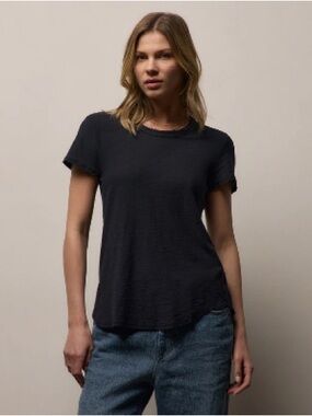 JAMES PERSE SHEER SLUB CREW NECK TEE
